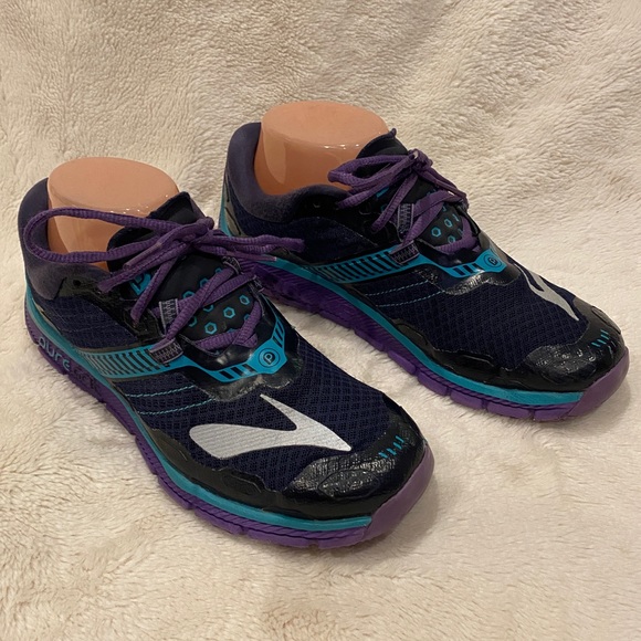 Women's Brooks PureGrit 5 Pure Grit Athletic Trail Running Shoes Size 6.5 VGC - Picture 3 of 14